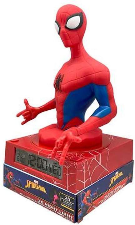 Image du produit Kids Licensing Marvel Spiderman 3D lamp with alarm clock