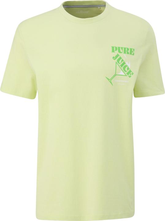 Produktbild S.Oliver T-Shirt Baumwoll-T-Shirt mit Frontprint (M)