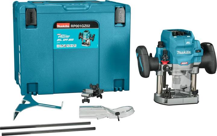 Actual product image Makita XGT 40 V Max Bovenfrees | met AWS zender | Zonder accu's en lader | in Mbox - RP001GZ02