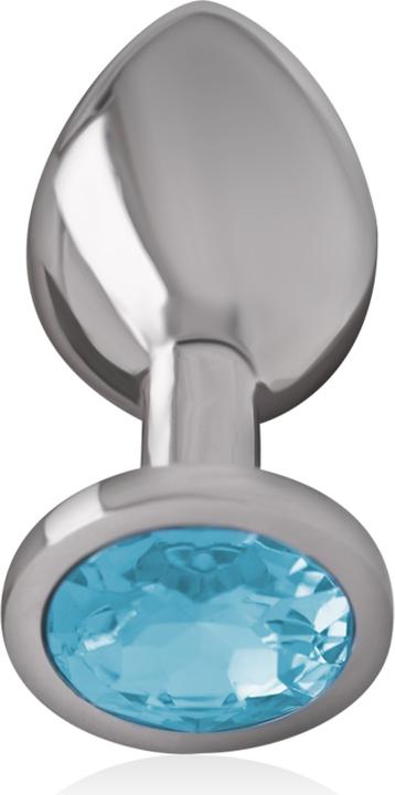 Intense Anal Plug Metal Blue Size S