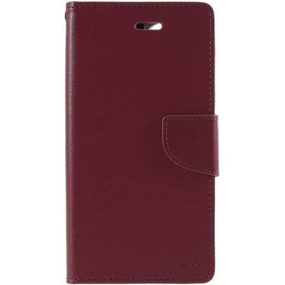 Goospery Bravo Diary Series (Apple iPhone 12 Pro Max), Smartphone Hülle, Rot
