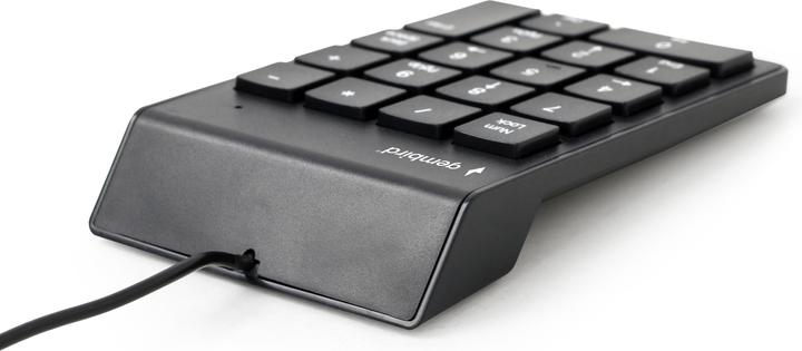 Produktbild Gembird KPD-U-02 Numerische Tastatur USB PC Schwarz (Nummernblock, Kabelgebunden)