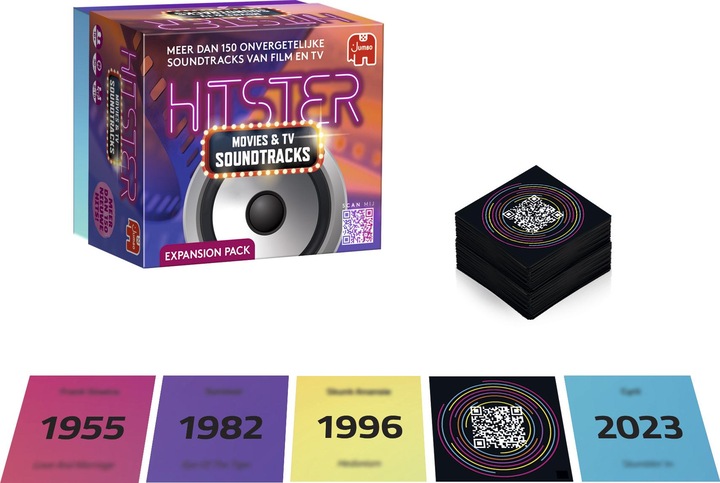 Image du produit Jumbo Hitster – Soundtracks Expansion (Bnl) (Néerlandais)
