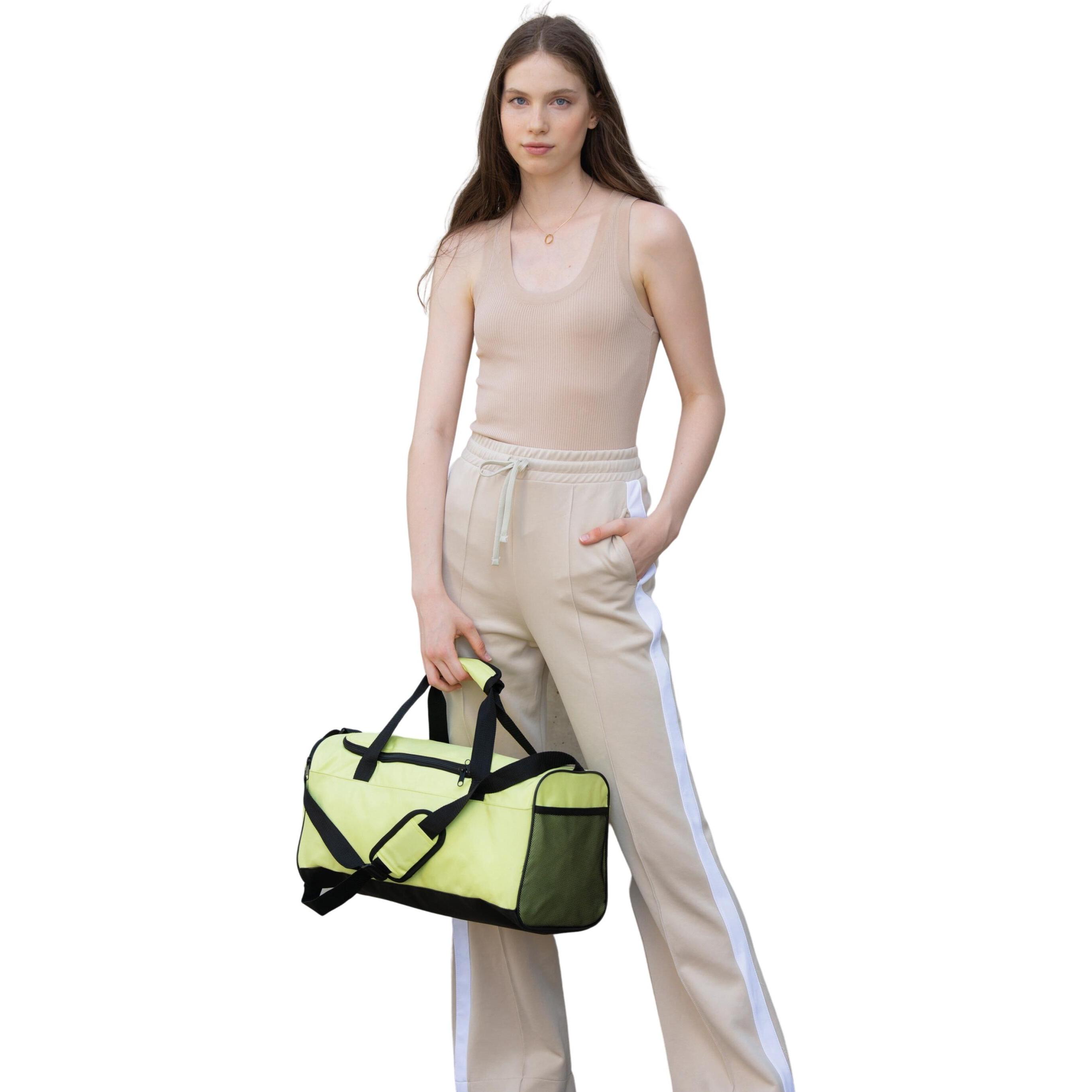 Thumbnail - Kimood, Tasche, Sporttasche aus recyceltem Essential, Gelb