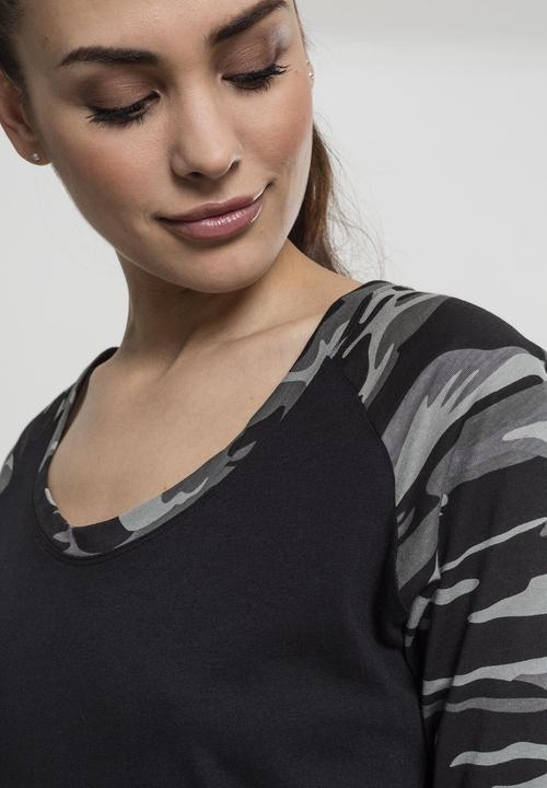 Image du produit Urban Classics Ladies 3/4 Contrast Raglan Tee (XS)