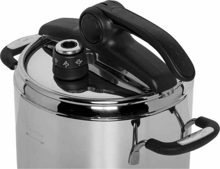 Actual product image Lagostina Pressure cooker Briosa, 22 cm, 5 L (22 cm, Steam cooker, Stainless steel)