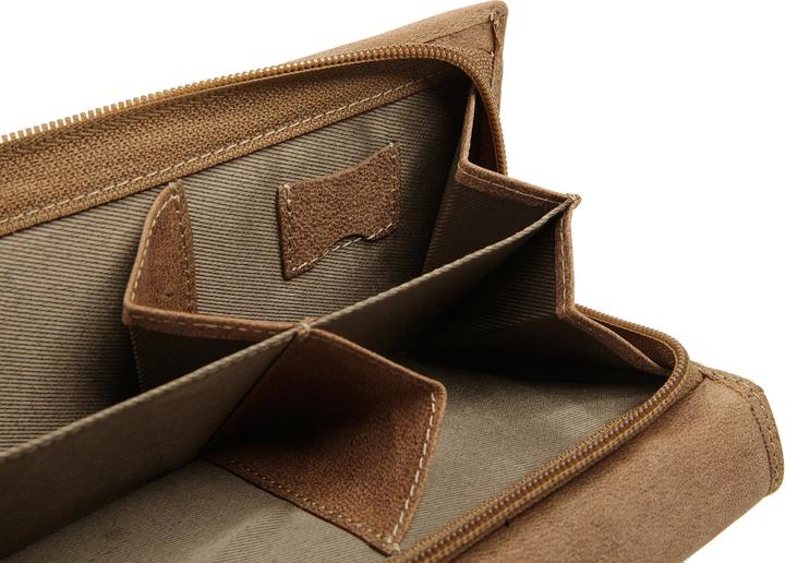 Immagine prodotto Klondike 1896 Donna Cuir naturel Damengeldbörse, Marron moyen