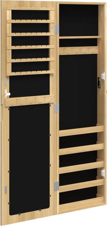 vidaXL Schmuckschrank mit Spiegel
