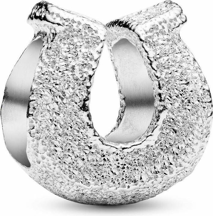 Produktbild Pandora Strukturierter Hufeisen-Mini-Charm (925er Sterling-Silber)