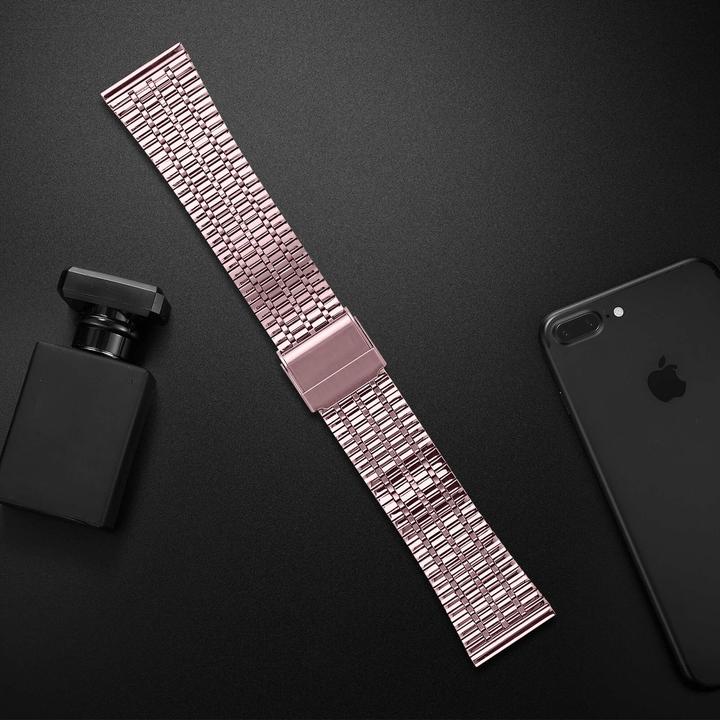 Actual product image Strap-it Steel bracelet (20 mm, Stainless steel, Pacer)