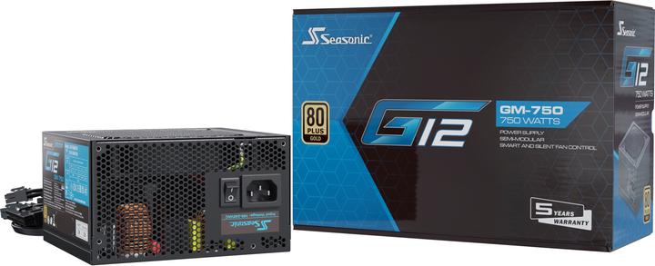 Actual product image Seasonic G12 GM-750 (750 W)