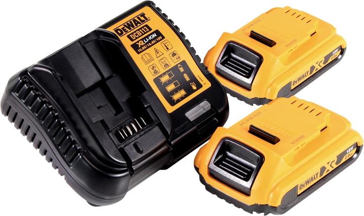 Actual product image DeWalt DCS 334 D2 Battery Pendulum Jigsaw 18 V Brushless + 2x Battery 2.0 Ah + Charger