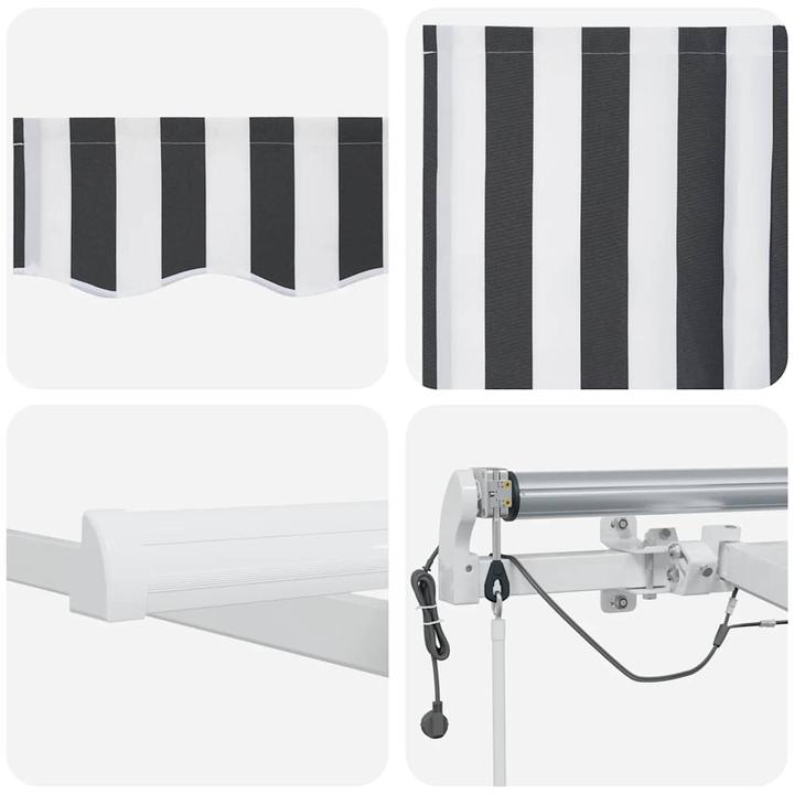 Produktbild vidaXL Markise Gelenkarmmarkise Sonnenmarkise Automatisch mit LED 600x300cm (6 m)