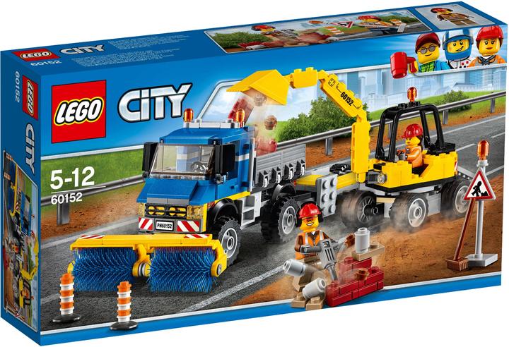 Immagine prodotto LEGO Pulitori stradali ed escavatori (60152, LEGO City)