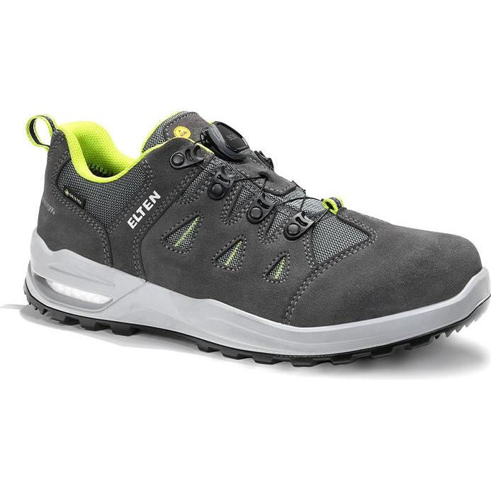 Elten, Sicherheitsschuhe, Batai Riley XXF Boa GTX Low ESD O2 WR CI, pilki 43 (O2, 43)