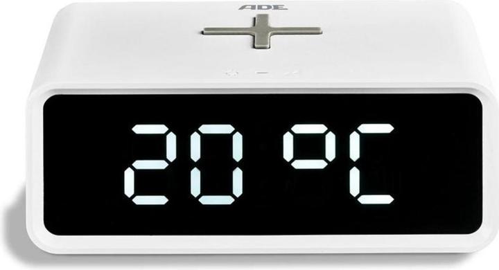 Actual product image ADE digital alarm clock / with induction charging function