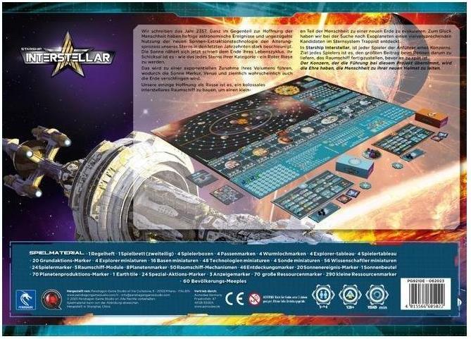 Image du produit Starship Interstellar, jeu de société, pour 1 à 4 joueurs, à partir de 13 ans (édition allemande) (Allemand)