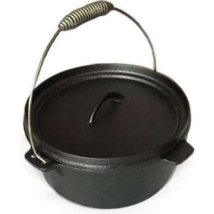 Texas Club Dutch Oven Cast Iron Pot With Lid, 4 L. (DUTCH5)