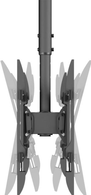 Produktbild Showgear PLB-4386 Dual TV Wall Mount (50 kg, 43" - 86")