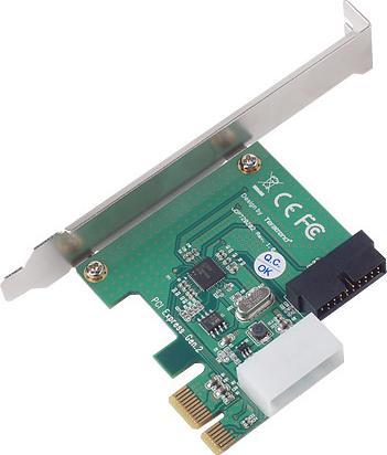 Immagine prodotto Silverstone SST-EC03S-P - Scheda di espansione USB 3.0 PCI-E, connettore di alimentazione Molex a 4 pin da 5 V