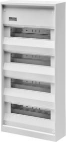 Produktbild Gewiss GEWI GW43024S Kleinverteiler AP Tuer nachruestbar 300x640x95mm 4x12TE mit PE/N K