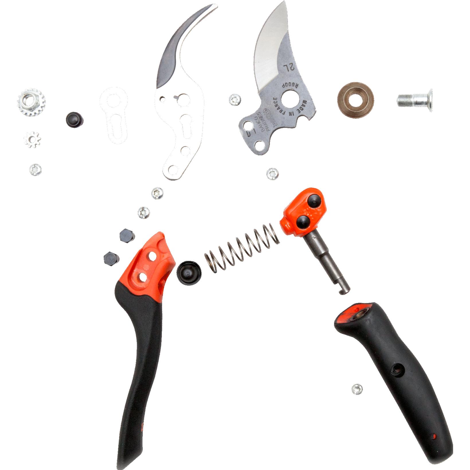 Thumbnail - Bahco, Gartenschere, ERGO Mittelgrosse 20-mm-Bypass-Rebscheren mit Rollgriff mit Elastomerbeschichtung für Linkshänder