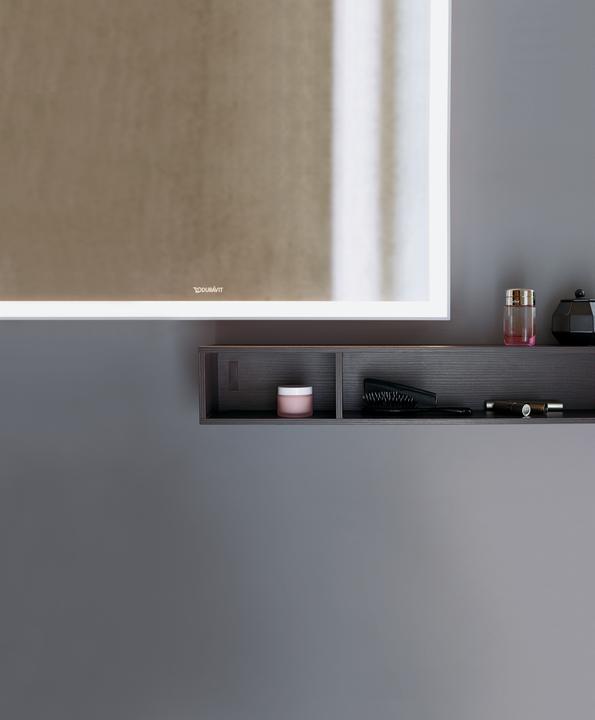 Produktbild Duravit Regalelement L-CUBE 800x140x120mm eiche dunkel gebürstet