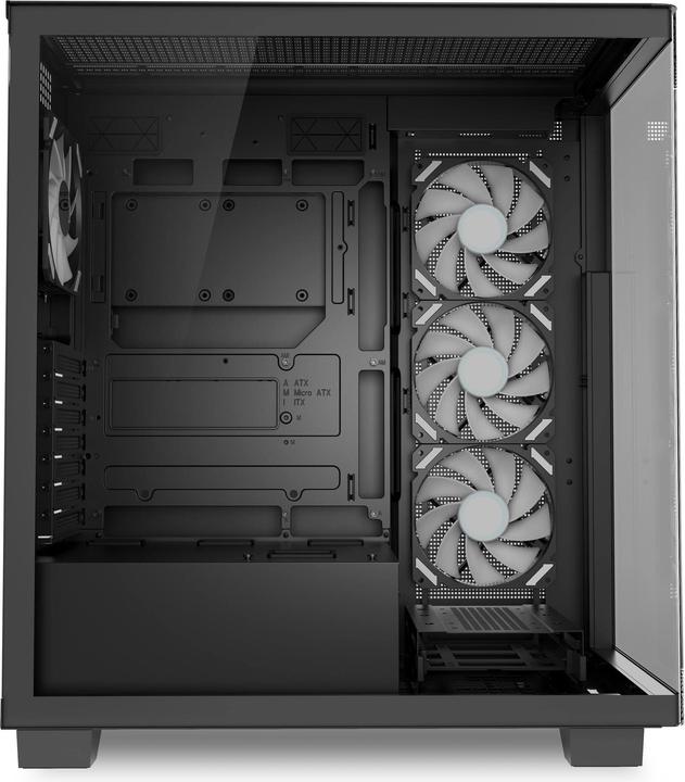 Produktbild Sharkoon PC-Gehäuse ELITE SHARK CA500 Schwarz, Unterstützte (ATX, mATX, Mini-ITX)