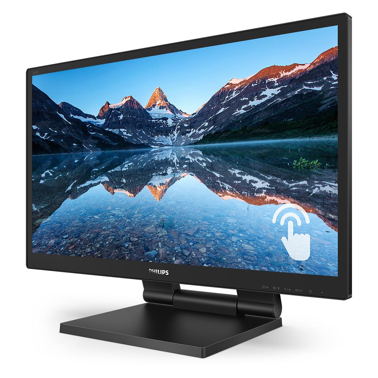 Philips 242B9T/00 (1920 x 1080 Pixel, 24"), Monitor, Schwarz