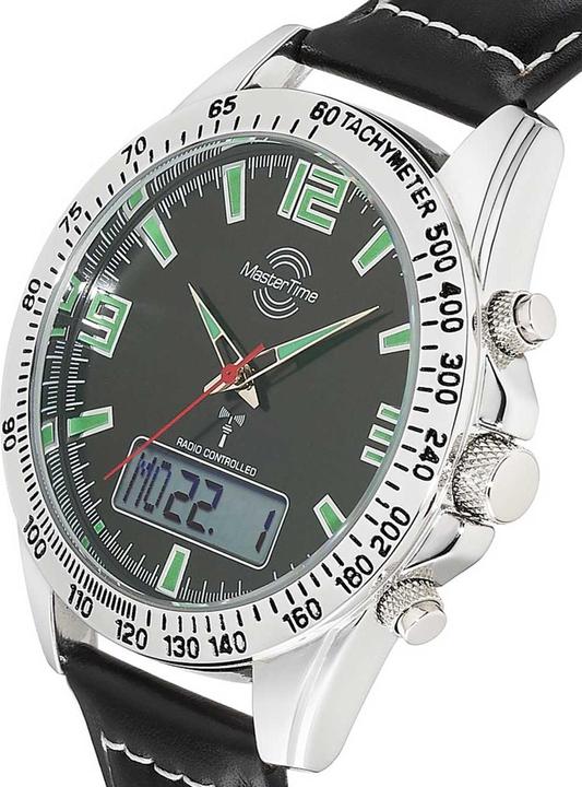 Actual product image Master Time MTGA-10873-22L Sporty Big Date (Chronograph, Radio-controlled clock, 42 mm)