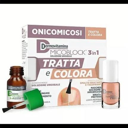 Produktbild Dermovitamina Micoblock Treat and Color 3in1 Nail Solution 12ml (12 ml)