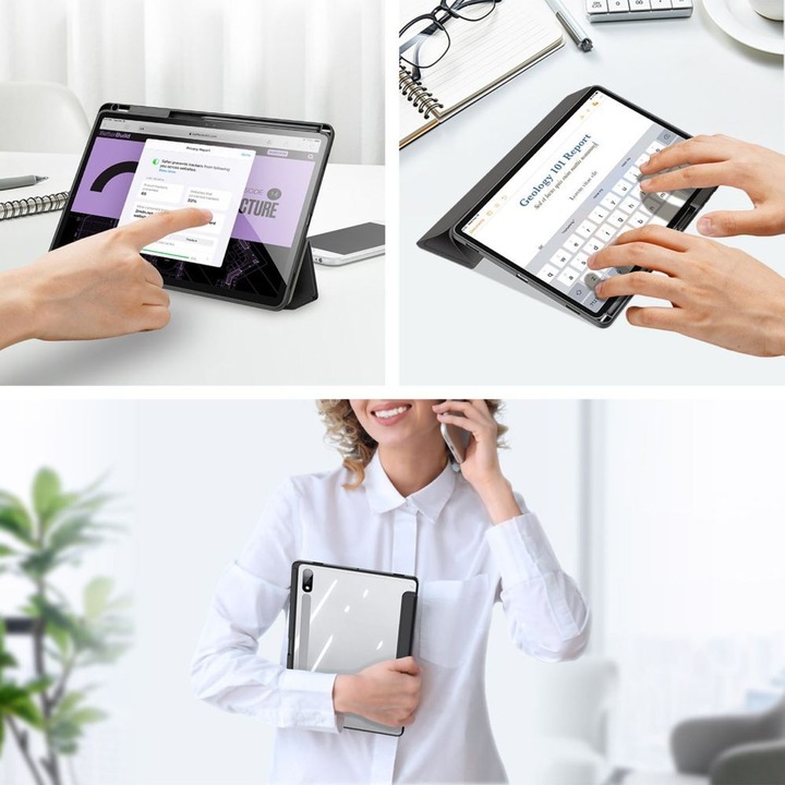 Actual product image Dux Ducis Toby Series Bookcover (Galaxy Tab S9 Plus)