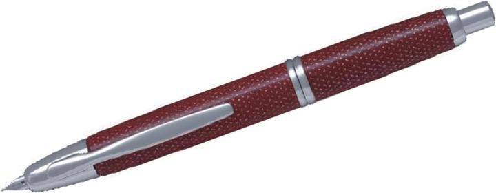 Actual product image Pilot Capless Graphite Rhodium M silver/red (1x)