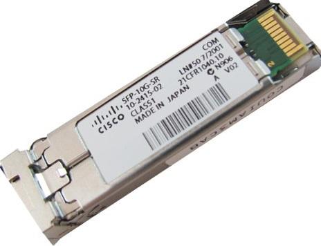 Actual product image AddOn SFP+ transceiver module (equivalent to: Cisco SFP-10G-SR-S)