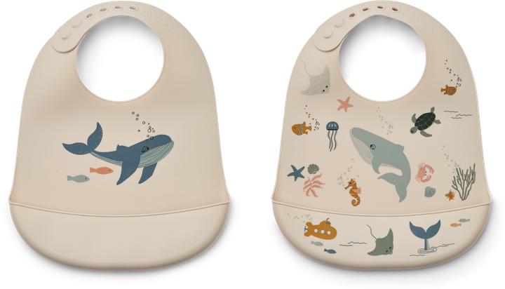 Liewood Set Bib Tilda Sea Creature Sandy Mix 2pcs hi