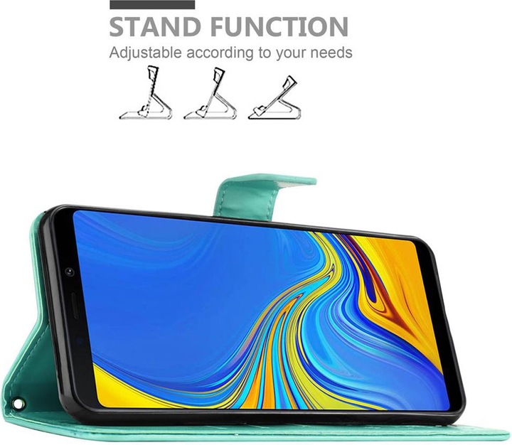 Produktbild Cadorabo Flower Book Cover (Samsung Galaxy A9 (2018))