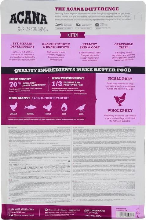 Produktbild Acana Kitten First Feast (Junior, 1 Stk., 1800 g)