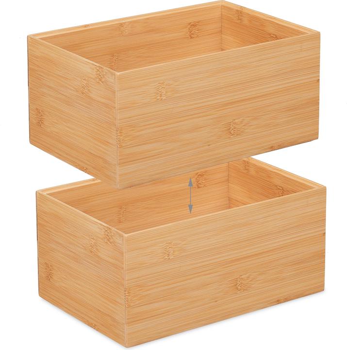 Image du produit Relaxdays Boîte de rangement (30 x 20 x 14 cm)
