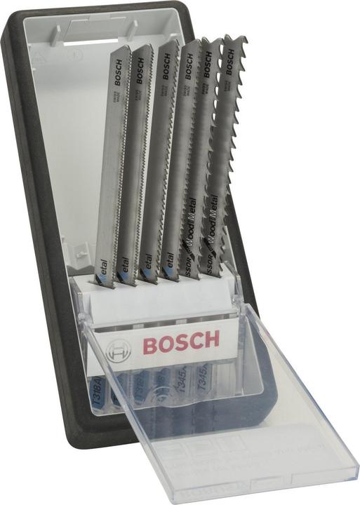Produktbild Bosch Professional Zubehör 6-tlg. Robust Line Stichsägeblatt-Set Metal Profile, T-Schaft