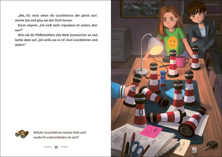 Actual product image Die Küstencrew (Band 2) - Die Spur der Schmuggler (German, Corner bandixen, Loewe children's books, Nathalie Kranich, 2022)