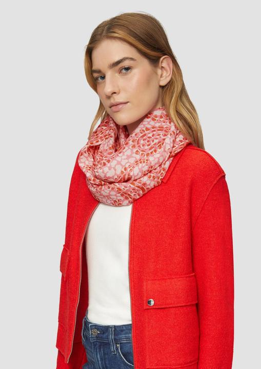 Actual product image S.Oliver Snood Loop-Schal aus Viskose mit All-over-Print