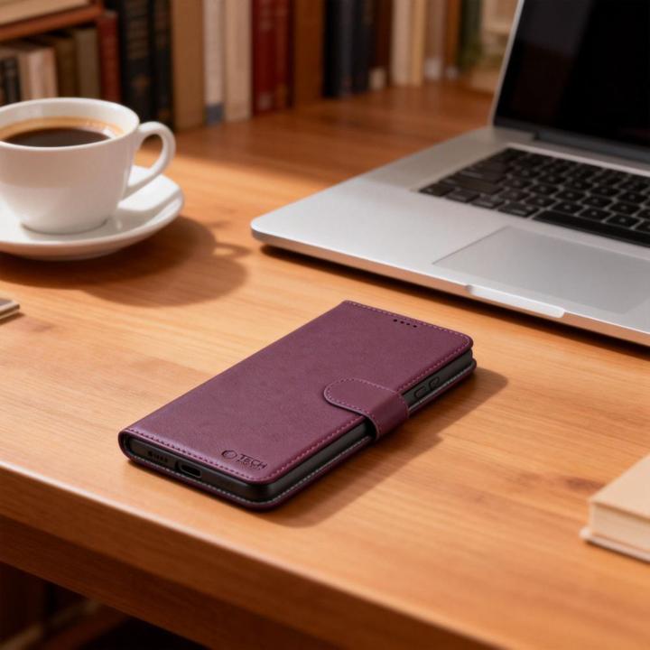 Actual product image Tech-Protect Other goods Wallet Case for Samsung Galaxy S26 - Burgundy (Samsung Galaxy S26)