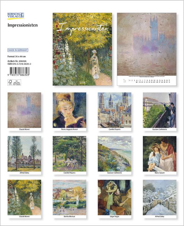 Produktbild Impressionisten 2026