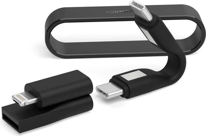 Actual product image Vonmählen USB-C/USB-A 6in1 Charging Cable