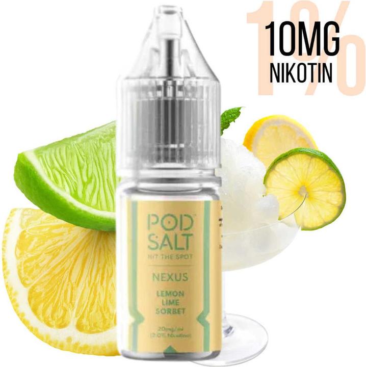 Immagine prodotto Pod Salt Nexus Nikotin Salz Liquid (Lime, Limone)