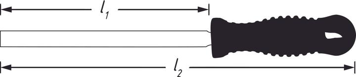 Actual product image HAZET Brake calliper file 4968-5 ∙ 265 mm (265 mm)
