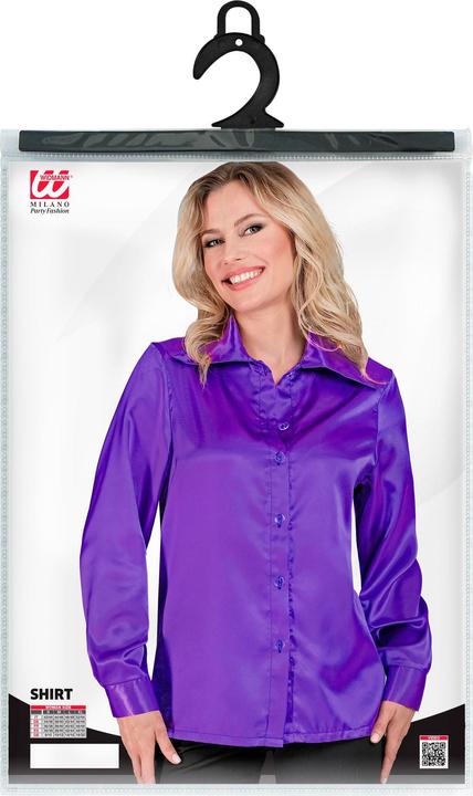 Produktbild Widmann VIOLETTE 70s DISCO BLUSE aus Satin, M (M)