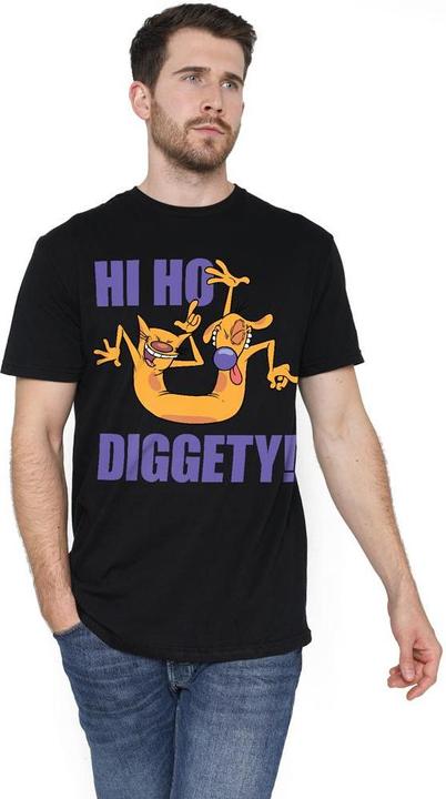 Actual product image CatDog Mens Hi Ho Diggety T-Shirt (4XL)