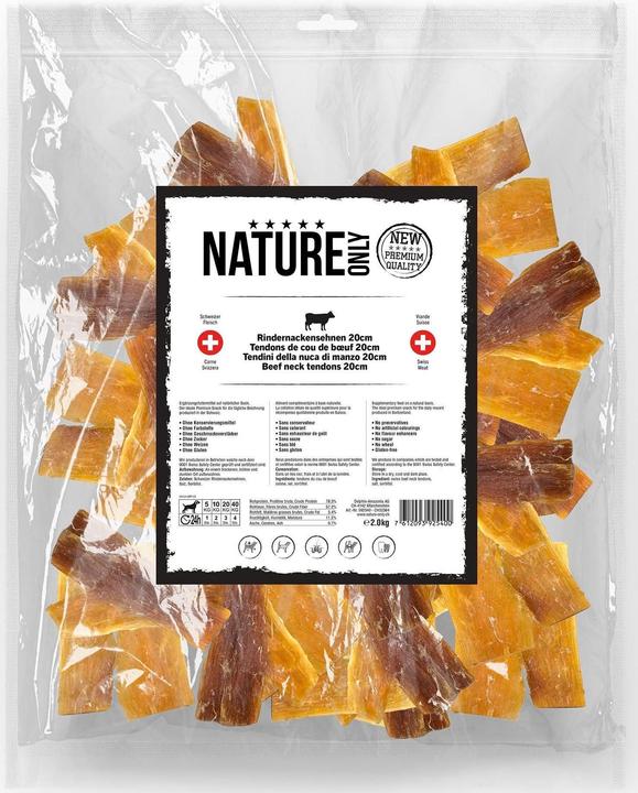 Nature Only ON Beef neck tendons 20cm 2Kg (Adult, 2 pcs., 2000 g)