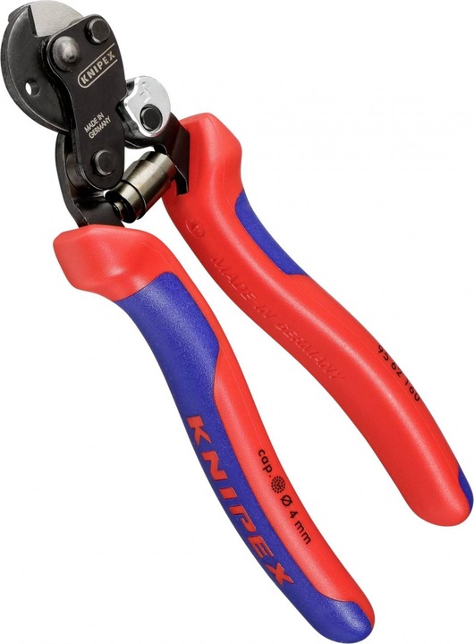 Productafbeelding Knipex Staalkabelschaar ook voor staaldraad met hoge sterkte 95 62 160 (160 mm)